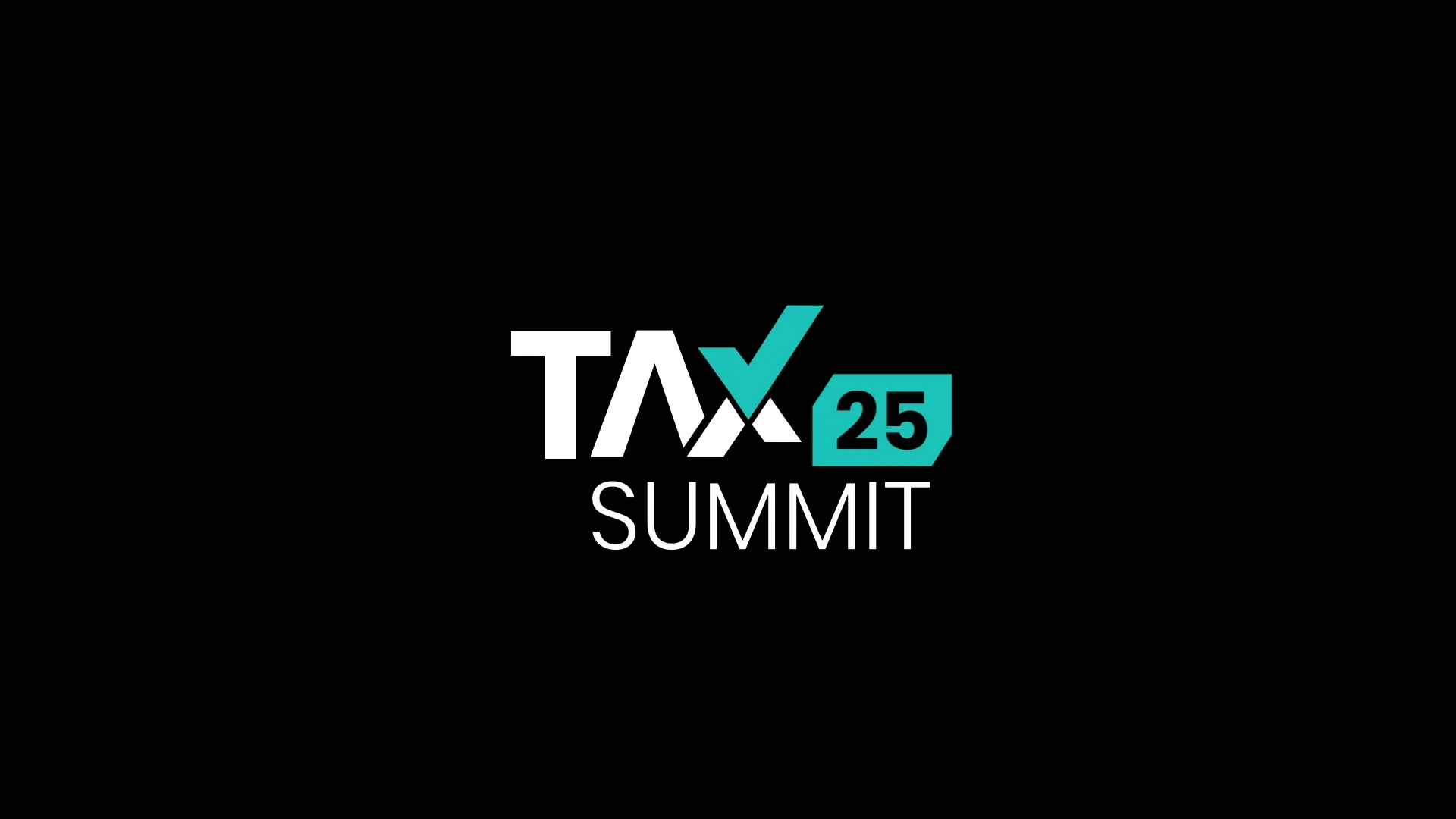 Tax Summit · Vinheta Institucional Sóbria e Aberturas de Painel para Congresso Jurídico